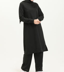 Ropa Islámica Personalizada al por Mayor, Chándal de Forro Polar con Capucha, Moda Musulmana, Sudaderas Modestas para Niñas, Sudaderas con Capucha Personalizadas - Product Image 6