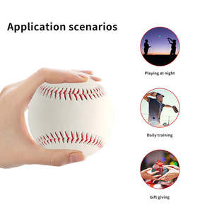 Baseball extérieur professionnel de 9 pouces pour la fonction de lueur lumineuse de nuit d'entraînement de softball - Product Image 5