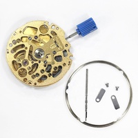 Mouvement Japonais NH71A Squelette Doré 24 Rubis Original TMI/SLL Automatique Mécanique pour Marque de Montre OEM Personnalisée