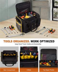 Bolsa de Herramientas Portátil, Organizador con Correa de Hombro Ajustable, Múltiples Bolsillos, Resistente al Agua, de Alta Capacidad, OEM - Product Image 2