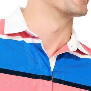 Camiseta Polo de talla grande para hombre, camiseta Polo de Material transpirable con diseño personalizado, camisetas con bajo MOQ - Product Image 5