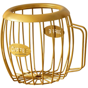 ตะกร้าเก็บเมล็ดกาแฟลวดทำจากเหล็กสำเร็จรูปอุปกรณ์ในครัว - Product Image 5