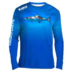 T-shirt à manches longues anti-salissure, fait sur mesure, imperméable, à séchage rapide, protection contre les uv, pour la pêche - Product Image 6