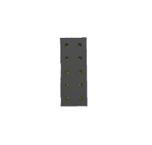 Connecteur de prise PCB SQT‑105‑03‑L‑D, 10 positions, 2 rangées, pas de 2,0 mm, composant carte-à-carte traversant, conforme RoHS - Product Image 5