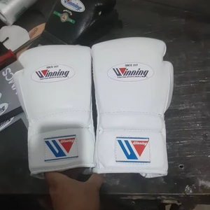 Guantes de Kick Boxing MMA clásicos personalizados con cuero PU-Guantes de entrenamiento profesional para embalaje de cartón de boxeo - Product Image 1