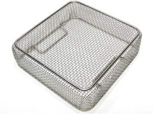 ตะกร้าลวดตาข่ายฆ่าเชื้อสำหรับถาดนึ่งฆ่าเชื้อทางการแพทย์อุปกรณ์ผ่าตัดถาดใส่อุปกรณ์เจาะรู - Product Image 5