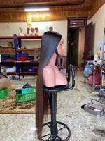 Perruques de Cheveux Naturels Vietnamiens les Plus Vendues, Perruques Frontales en Dentelle Cheveux Bruts Vietnamiens Lisses et Raides de Qualité Supérieure