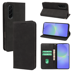 Étuis de téléphone portables en cuir à rabat de premier rang pour <span class=keywords><strong>Samsung</strong></span> Galaxy A37 5G A57 A17 A07 4G F17 F36 Étui de téléphone portefeuille antichoc - Product Image 1