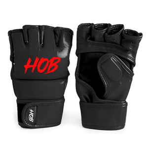 High Quality Black Red Leather MMA Training <b>Gloves</b> for Men Comfortable with Custom Logo and Stretch Features - Product Image 1