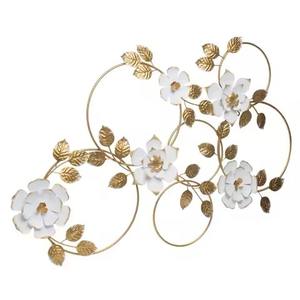 Decoración de pared de metal única con diseños geométricos y florales para colgar en la decoración moderna del hogar - Product Image 6