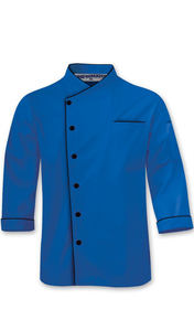 Chaqueta de Chef Profesional Unisex para Cocina, Mangas Largas, Sarga, Colores Personalizados, Uniforme de Servicio de Alimentos para Hombres y Mujeres - Product Image 4