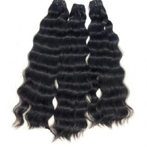 Wholesale Price 100% Natural Body Wave Indian Temple Remy Hair <b>Extensions</b> Raw Virgin Unprocessed Bundle - Product Image 1