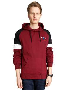 60% coton 40% polyester poids lourd Double couche capuche cordon pull 300 GSM goutte épaule plaine sweats à capuche en vrac - Product Image 4