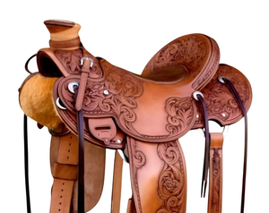 Premium Quality Genuine Leather Horse Western Saddle Barrel Racing and Horse Riding Suitable Western Saddle - Product Image 5
