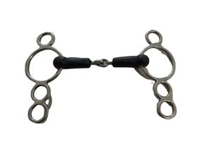 Brocas de filete inglés Eggbutt de acero inoxidable de Color dorado personalizadas con estribos personalizados Cantidad a granel Productos para caballos - Product Image 5