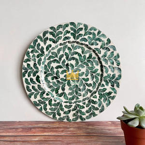 Placa de cargador de servidor de alimentos para el hogar restaurante vajilla Catering uso servir mantel con diseño de mosaico - Product Image 5