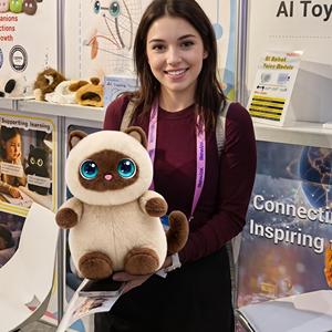 Peluche interactive vocale IA, jouet en peluche avec chat en temps réel, assistant d'apprentissage pour enfants et compagnon émotionnel, cadeau pour tous les âges - Product Image 1