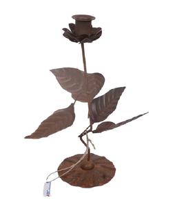 Portavelas de forma única para decoración navideña Portavelas de metal de diseño rosa para decoración de mesa y Hotel en casa - Product Image 1