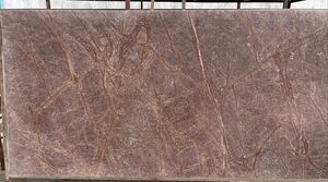 Panneau mural en marbre brun Rainforest, revêtement mural en pierre décorative, carrelage mural à veines naturelles pour salle de bain, salon, façade, surface incurvée - Product Image 5
