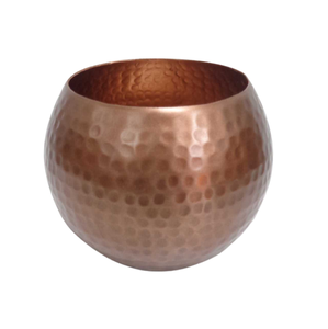 Décoration de noël cuivre couleur aluminium rond métal bougeoir votif conception américaine bougeoir - Product Image 6