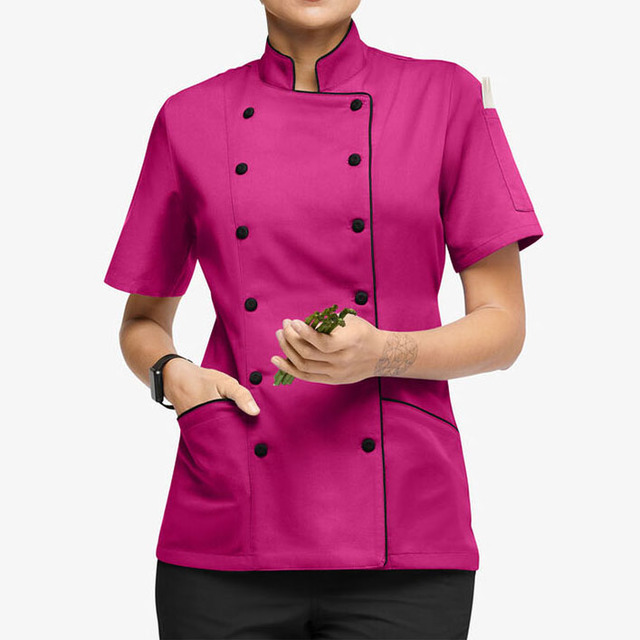 Stylish Chef Coat with Durable Button Closures Personalized Options for Long-Term Wear Attractive for Restaurant Use Chef Coat