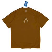 Classique tous les jours hommes unisexe T-Shirt 100% coton Design minimaliste doux respirant tissu Vintage coupe ample grande taille été