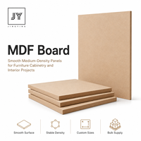 Panneau de meuble lisse pour portes d'armoires, étagères de penderie, revêtement mural et commandes de production en usine – Panneau MDF