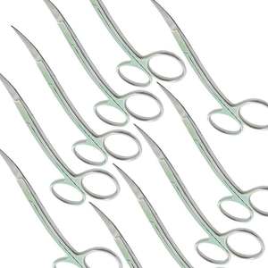 Tijeras quirúrgicas 10 Uds La Grange Acero inoxidable Manual autoclavable grado quirúrgico 10cm Dental alta calidad CE aprobado - Product Image 5