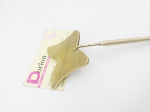 Espejo de pestañas de mariposa grande chapado en oro, espejos de extensión de pestañas con impresión de logotipo personalizado, Espejos de maquillaje de mano - Product Image 2