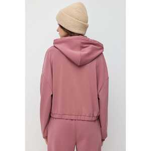 Sudadera corta con capucha y cremallera para uso diario - Product Image 5