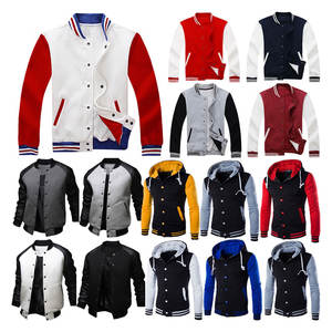 Hombres 100% Fleece Custom Logo College Letterman Varsity Chaquetas Nuevo Diseño Elegante Invierno Tamaño Casual Oveja - Product Image 3