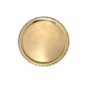 Vaisselle jetable de qualité commerciale pour la restauration de banquets, assiettes en plastique dorées argentées métallisées, plateaux empilables - Product Image 1