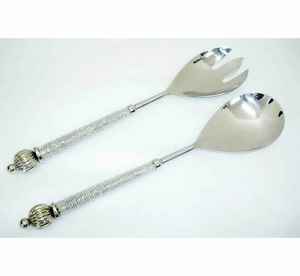 Antique Bone Handle & Stainless Steel <b>Salad</b> <b>Server</b> Set Stainless Steel <b>Salad</b> <b>Server</b> with Elegant Hand Crafted Handles - Product Image 6