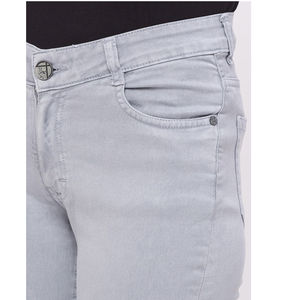 Customizable Women's Casual <b>Denim</b> Pants 100% Cotton Stretchable Mid Waist Breathable <b>Fabric</b> Good Quality <b>Denim</b> Pants - Product Image 5