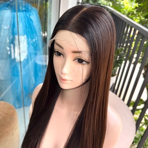 Pelucas de la Más Alta Calidad, Hermosas, de Cabello Humano Real, 100% Cabello Humano Vietnamita, Liso Natural, Color Personalizable, Peluca con Cierre - Product Image 2