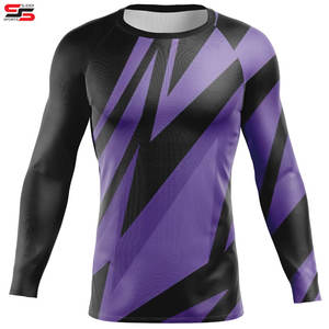 2026 nueva llegada impresión por sublimación Rash Guard mejor alta calidad Rash Guard para hombres precio barato Rash Guard - Product Image 1