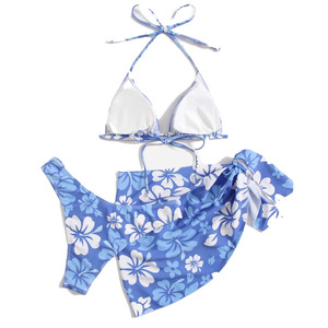 Custom Made Animal Print Two Piece Women <b>Bikini</b> <b>Sets</b> Quick Dry Breathable <b>Triangle</b> Bra 180g Polyester/Nylon Stylish Beachwear - Product Image 2