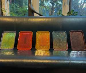 Handmade Good Polished <b>Resin</b> Tray Custom Size Serving Tray for Home Kitchen and <b>Table</b> <b>Top</b> Tabletop Accessories - Product Image 6