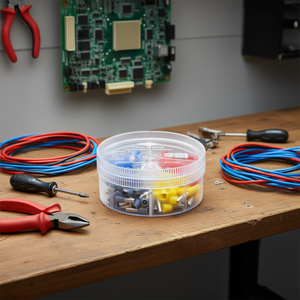 Cajas Surtidoras Knipex con 100 Piezas de Terminales Aislados para Materiales y Elementos de Aislamiento - Product Image 3