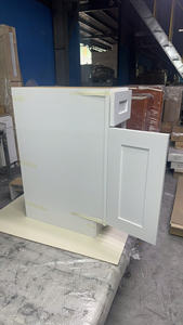 SANYANG estilo europeo Modular multifuncional toda la madera completamente laminado MDF tablero de la puerta muebles para armarios de cocina más alto - Product Image 2