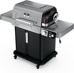 GOOD# FlexFlame Electric & Propane <b>Grill</b>, 5-in-1 Outdoor Cooking System - Stainless Steel Roaster <b>BBQ</b> <b>Grill</b> 5-in-1 Cooking - Product Image 3