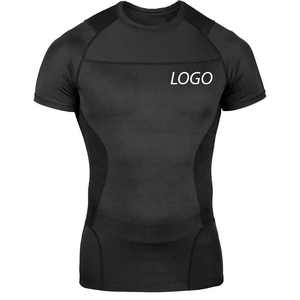 Camiseta de Compresión de Manga Corta para MMA BJJ, Capa Base, Tejido Duradero y Elástico en 4 Direcciones, Hecho para Ropa Deportiva - Product Image 1