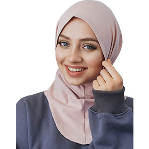2025 musulmán básico de secado rápido ropa deportiva bufanda para la cabeza suave estiramiento interior malla Hijab en buena calidad transpirable precio barato - Product Image 3