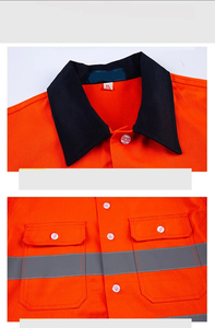 Ropa de trabajo de electricista reflectante resistente al fuego traje de seguridad al por mayor ropa de trabajo de seguridad uniforme ropa de trabajo general mangas completas - Product Image 2