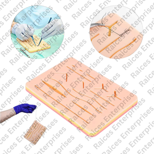 Kit de práctica de sutura personalizado directo de fábrica al por mayor almohadilla de silicona e instrumentos quirúrgicos para médicos y estudiantes - Product Image 5