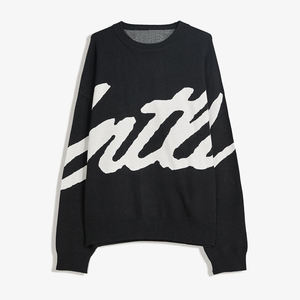 Pull vintage ras du cou lavé sweats pour hommes lavage à l'acide sérigraphié surdimensionné poids lourd 100% coton mélangé haut athlétique - Product Image 3