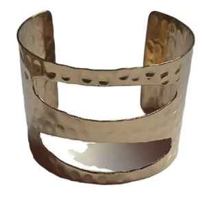 Bracelet de manchette en laiton élégant pour femmes en gros avec des accessoires à la mode de conceptions complexes - Product Image 5