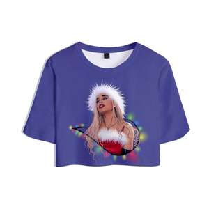 Kivotech Customized Good Selling Breathable Women Fully Cropped Wholesale Summer Wear Crop <b>Top</b> T-Shirts for Girls - Product Image 6