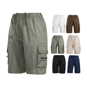 Pantalones cortos Cargo para hombre, tela resistente, uso multiusos, logotipo personalizado, cintura cómoda, ropa duradera de moda de alta calidad - Product Image 4