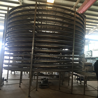 Tour de refroidissement électrique en spirale pour la cuisine de restauration nouvelle efficace pour pain Biscuit lait farine sucre oeuf maïs fruits fait blé